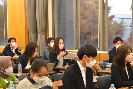 作業療法科学域の学生たち